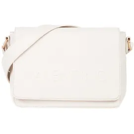Valentino Rised Re Flap Bag Ecru