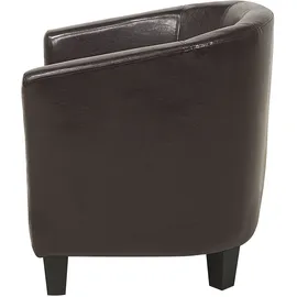 Beliani Sessel Borwick Kunstleder 0 x 0 x 0 cm Braun