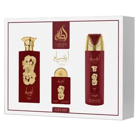 Lattafa Pride Ansaam Gold Eau de Parfum 100 ml + Eau de Parfum 20 ml + Deo Spray 200 ml Geschenkset