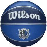 Wilson NBA Team Tribute Dallas Mavericks Outdoor Basketball Blau/Blau Dunkel 7