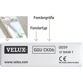 VELUX Plissee Champagner 1283, M08 1283K