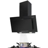 GASLAND Kopffreihaube AR60BP AR60BP, Kopffreie 60cm Wand-Dunstabzugshaube, 350m3/h, 3 Stufen, Schwarz