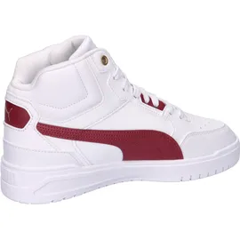 Puma Shuffle Downtown Mid Jr Gold/Rot/Weiß 36
