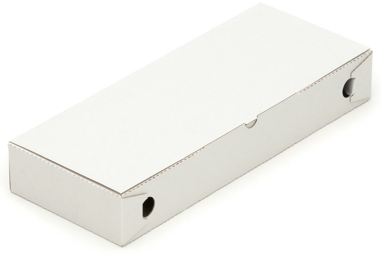 KK Verpackungen 1200 Pizzakartons 400 x 160 x 60 mm Pizzaschachteln Blanko Verpackungen weiß