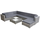 vidaXL Garten-Lounge-Set grau 42738