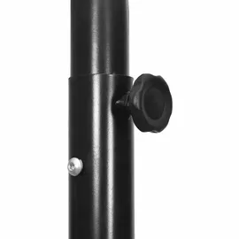 vidaXL Basketballständer Transparent 280-350 cm
