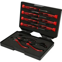 KS Tools Feinmechanik-Werkzeug-Satz, 10-tlg - 500.7180