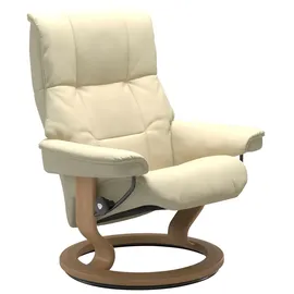 Stressless "Mayfair", mit Classic Base, Größe S, M & L, Gestell Eiche, beige 75 cm x 99 cm x 73 cm