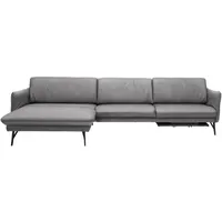 Himolla Ecksofa, Grau, Leder, Echtleder, Rindleder, Uni, Ottomane links, L-Form, 330x174 cm, Blauer Engel, Goldenes M, Made in Germany, Emas, Typenauswahl, Lederauswahl, Stoffauswahl, seitenverkehrt erhältlich, Hocker Rücken echt, Wohnzimmer, Sofas & Couches, Wohnlandschaften, Ecksofas