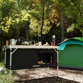 24move Campingküche Praia Schwarz