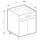 Vicco Schubladenschrank R-Line 60 x 81,6 x 46 cm Rot