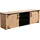 INOSIGN Lazio Lowboard 168 cm Schwarz Glas/Spanplatte/Holzwerkstoff