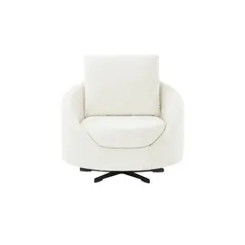 Smart Sessel Felicia Chenille 98 x 97 x 100 cm Weiß