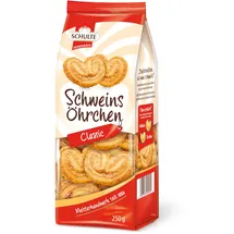 Schulte Schweinsöhrchen feines Knuspriges Blätterteiggebäck 250g
