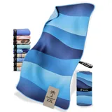 NirvanaShape Strandtuch XXL - Strandhandtuch mit über 32 Strand-Muster - schnelltrocknende Mikrofaser Badetuch, Microfaser Handtuch, Badehandtuch - 200 x 90 cm