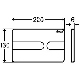 Viega Visign for Style 23, 773175, for Style 23