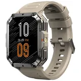 Blackview W70 Pro BT 2,01 Zoll Kunststoffgehäuse Grau Sportarmband Beige One Size