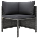 NITCA Modular-Ecksofa Sofa-Eckteil Gartenmöbel Polyrattan-Sofa Rattan,Gartenmöbel Terrasse Balkonmöbel Rattan(Ecksofa)