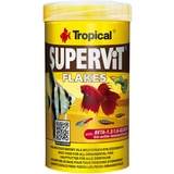 Tropical Supervit Premium Hauptfutter, Flockenfutter für alle Zierfische, 1er Pack (1 x 250 ml)