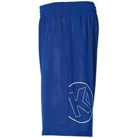Kempa Reversible Basketballshorts Kinder royal/weiß 140