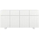 skandica Sideboard 168,9 x 83,8 cm Weiß