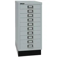 BISLEY MultiDrawer Schubladenschrank 27,9 x 40,8 x 67 cm silber