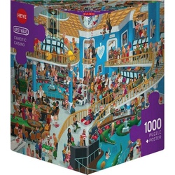 HEYE Puzzle Chaotic Casino Puzzle 1000 Teile, 1000 Puzzleteile