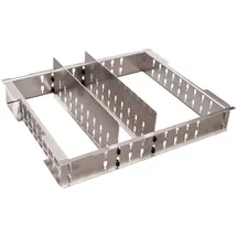 BS SYSTEMS GMBH & CO Trennblechset 3F Aluminium/Kunststoff/Metall/ABS 136 Silber