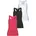 Eastwind Tanktop EASTWIND Damen Gr 48/50 bunt schwarz koralle weiß Obermaterial 95 Baumwolle 5 Elasthan Basic figurumspielend hüftlang Tops Tanktop Hüftlanger Schnitt im 3er-Pack Topseller