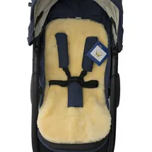 Reissner Lammfelle KIWA Echt Lammfell Einlage für Kinderwagen Buggy Baby Bett Kinderbett medizinisch gegerbtes Merino Schaffell