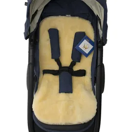 Reissner Lammfelle KIWA Echt Lammfell Einlage für Kinderwagen Buggy Baby Bett Kinderbett medizinisch gegerbtes Merino Schaffell