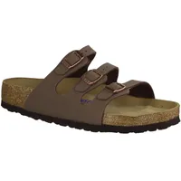 Birkenstock Florida Weichbettung Birko-Flor Nubuk mocca 41