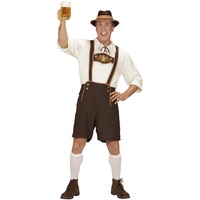 Widmann - Kostüm Bayer, Trachtenhose, Hemd, Socken, Hut, Tracht, Motto-Party, Karneval, Bierfest