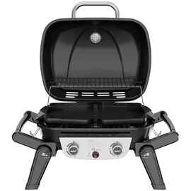 Royal Gourmet 2-Brenner Tragbarer Gasgrill schwarz