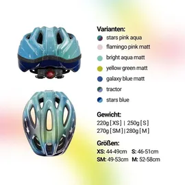 KED Meggy II Trend 44-49 cm Kinder stars/blue green glossy