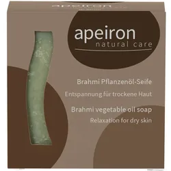 apeiron Pflanzenöl-Seife Brahmi 100g - Entspannung für trockene Haut 100 g