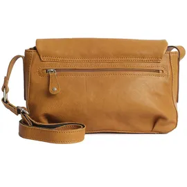 Margelisch Umhängetasche "Neffel 1", Damen, Gr. B/H/T: 26cm x 17cm x 8cm onesize, gelb, Leder, Taschen Umhängetasche, aus LWG zertifiziertem Leder