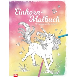 Einhorn - Malbuch