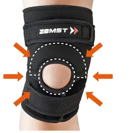 Zamst JK-2 Kniebandage Schwarz M