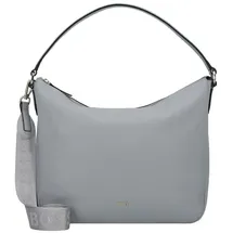 Boss Alyce Schultertasche Leder 31 cm grau