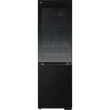 LG GBG5160CEV InstaView® Kühlgefrierkombination (C, 349 l, 1860 mm hoch, Essence Black Steel )