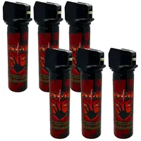 6 x Wilhelm Pfefferspray 60 ml Tierabwehr Selbstverteidigung CS KO Jet