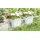 KHW Balkonkasten Flowerclip XL 57,5 x 27,7 x 27 cm weiß 2 St.