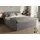 home collective Polsterbett 100x200 cm Doppelbett Bett mit verstellbarem Lattenrost & Bettkasten, gepolstertes Kopfteil, Germany | Grau
