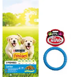 PURINA Friskies Junior 15kg + Ring für Hunde GRATIS!