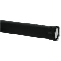 Geberit Silent PP Rohr DN 100, 1000 mm, mit Muffe, schalloptimiert