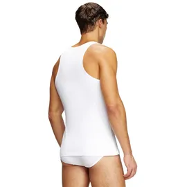 Diesel Herren Unterhemden, 2er Pack - WALTY-D-BOX, Tanktop, ärmellos, Baumwolle Weiß 2XL