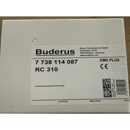 Buderus RC310 3 bar 0 l Weiß