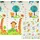 CCLIFE Krabbelmatte Spielmatte Baby Schadstofffrei 196x176x1cm Faltbar Spielunterlage Spielteppich Groß Rutschfest Beidseitig Tragbar Wasserdicht ... - Bunt