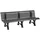 Blome Borkum 200 x 64 x 80 cm anthrazit
